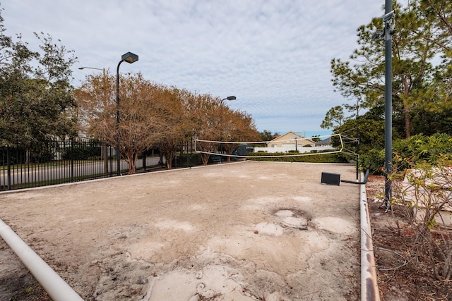 view of community with volleyball court