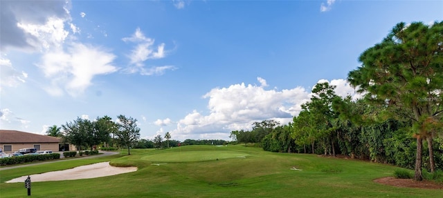 view of home's community featuring a lawn