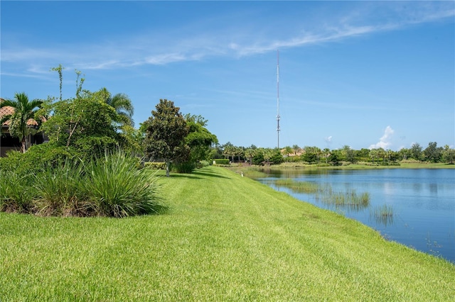 property view of water