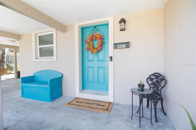 view of entrance to property