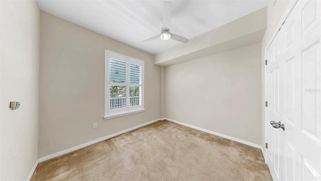 700 S Harbour Island Blvd Unit 226, Tampa, FL 33602 - carpeted empty room with baseboards and a ceiling fan