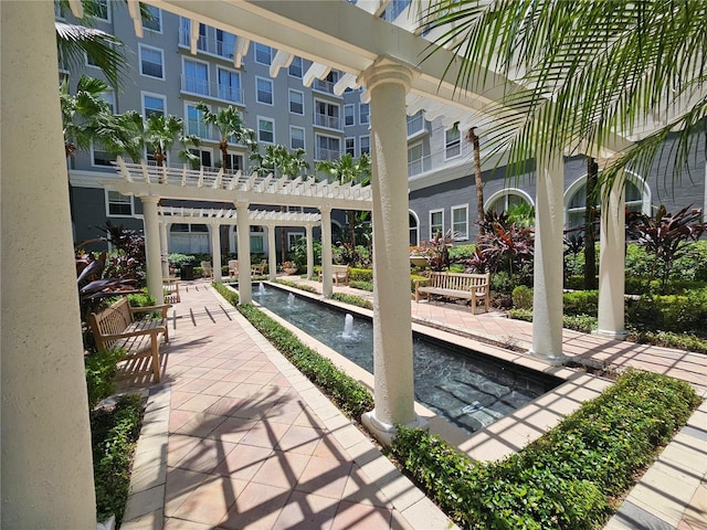 700 S Harbour Island Blvd Unit 226, Tampa, FL 33602 - view of patio / terrace featuring a pergola