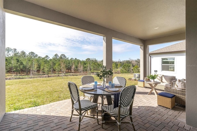 view of patio