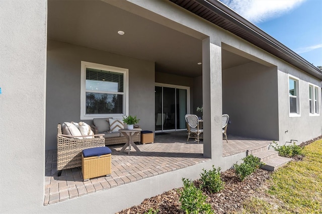 view of patio / terrace with outdoor lounge area