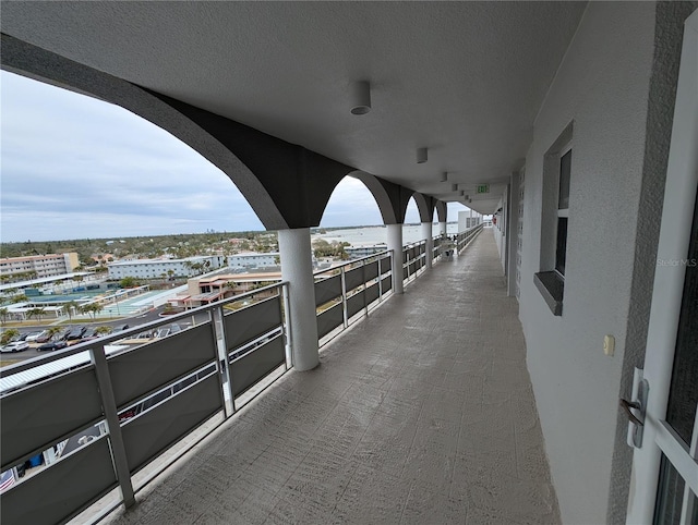 view of patio / terrace featuring a balcony