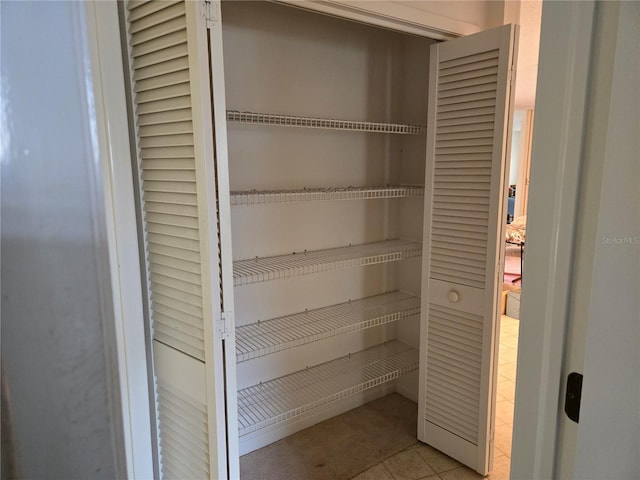 view of closet