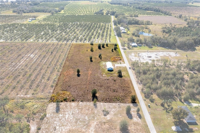 drone / aerial view featuring a rural view