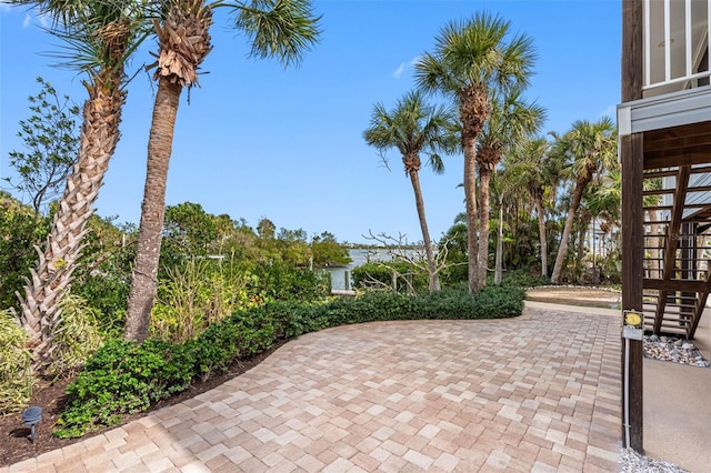79 Palm Dr, Placida, FL 33946 - view of patio featuring stairs