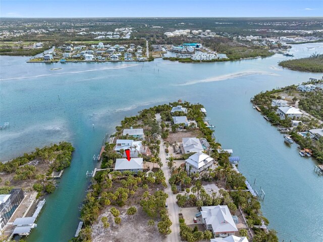79 Palm Dr, Placida, FL 33946 - bird's eye view featuring a residential view and a water view