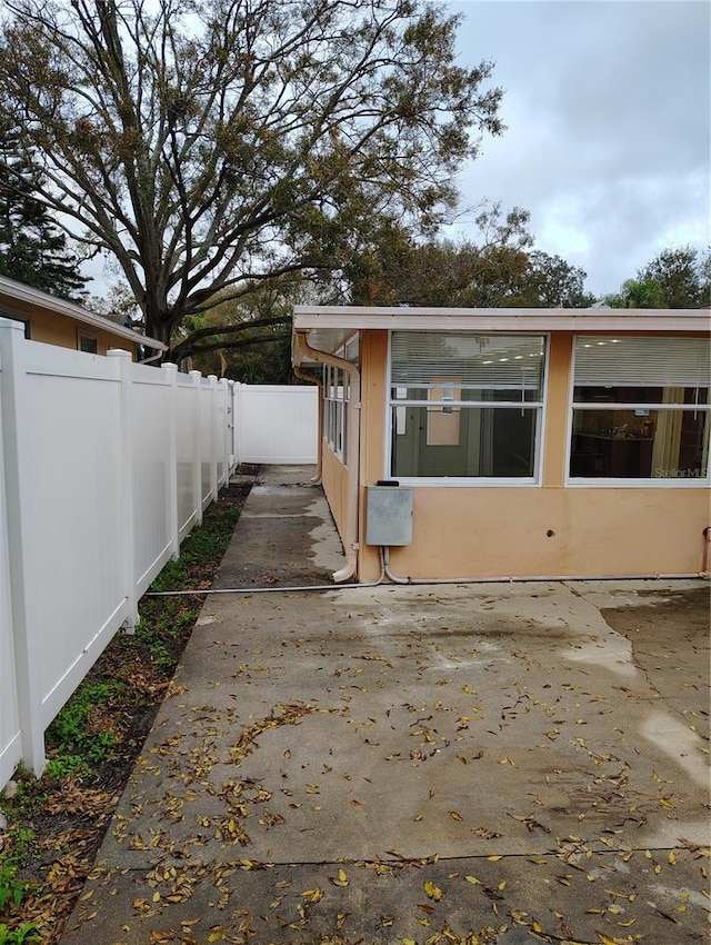 exterior space featuring a patio area