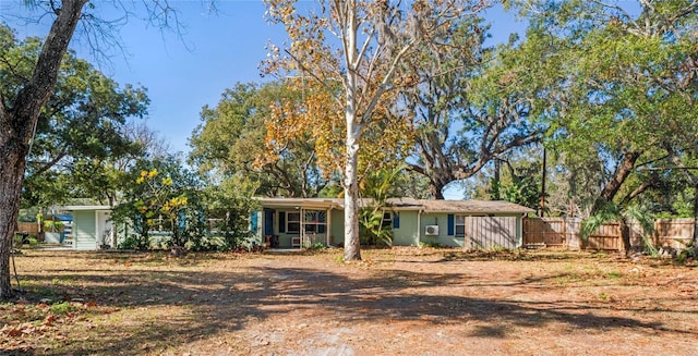 view of ranch-style house