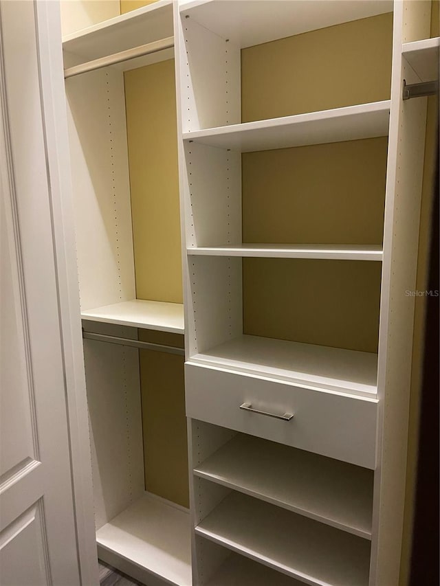 view of closet