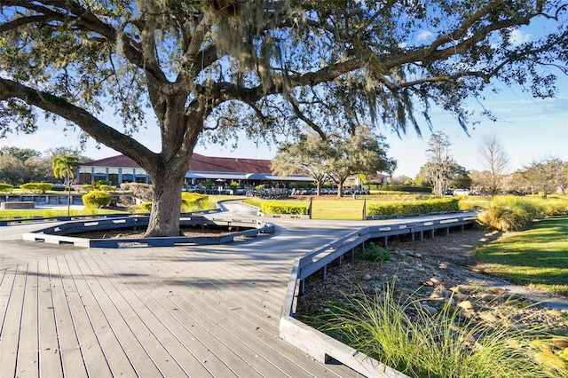 view of dock