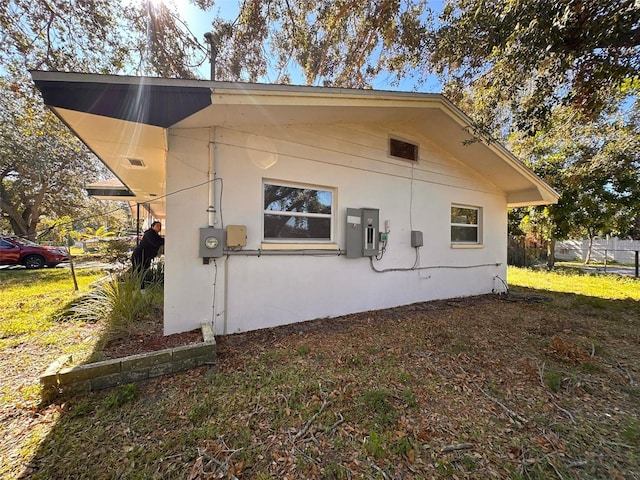 view of home's exterior