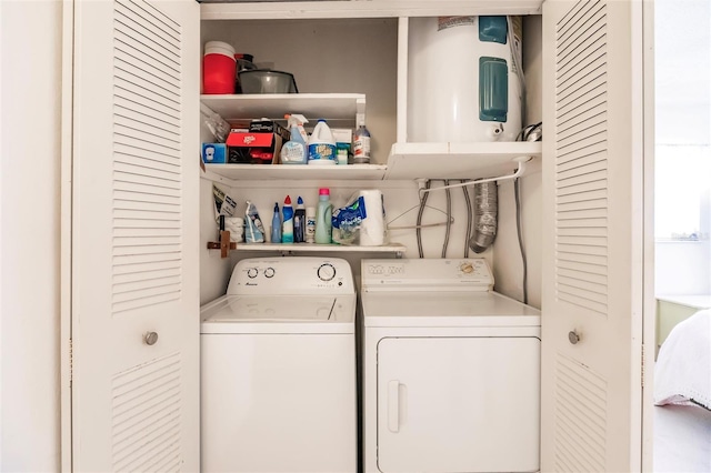 laundry area featuring washer and dryer