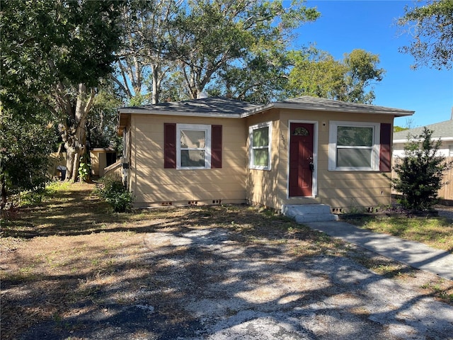 view of front of property