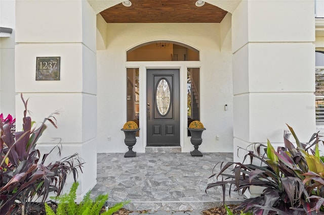 view of entrance to property