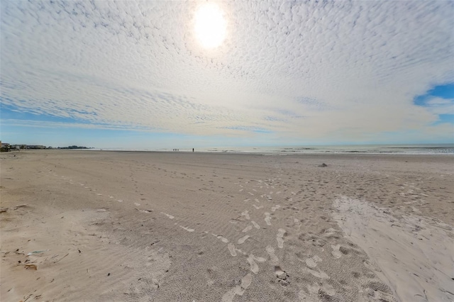 water view featuring a beach view