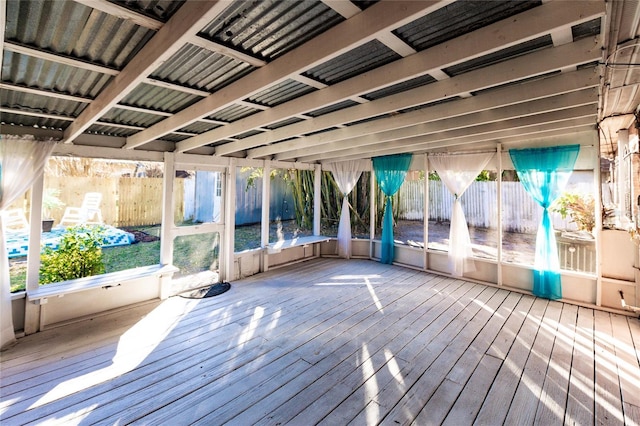 2005 E Crenshaw St, Tampa, FL 33610 - view of unfurnished sunroom