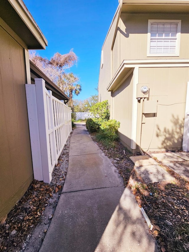 view of home's exterior