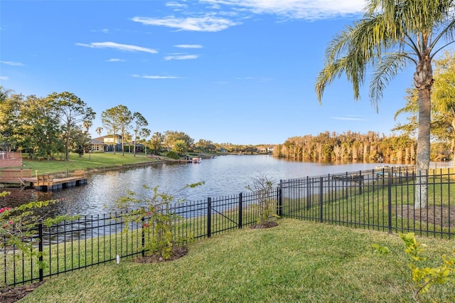 view of water feature