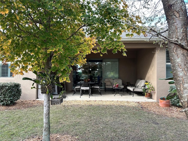 exterior space featuring a patio area