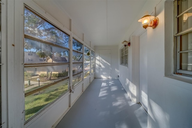 sunroom featuring a wealth of natural light