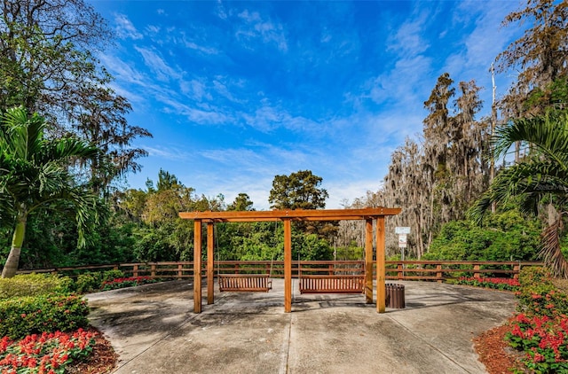 view of patio