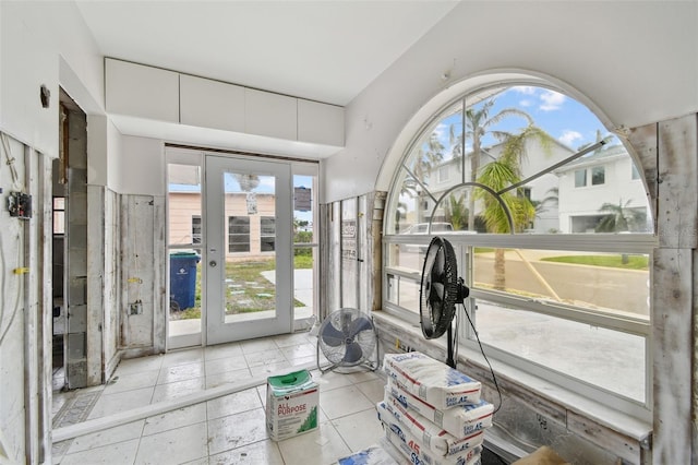 sunroom featuring a wealth of natural light