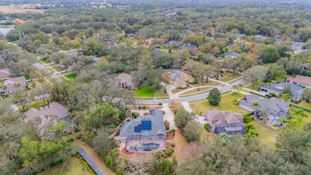 drone / aerial view featuring a residential view