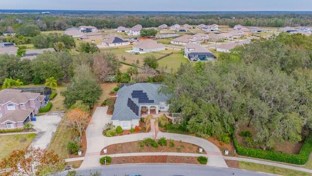 drone / aerial view featuring a residential view