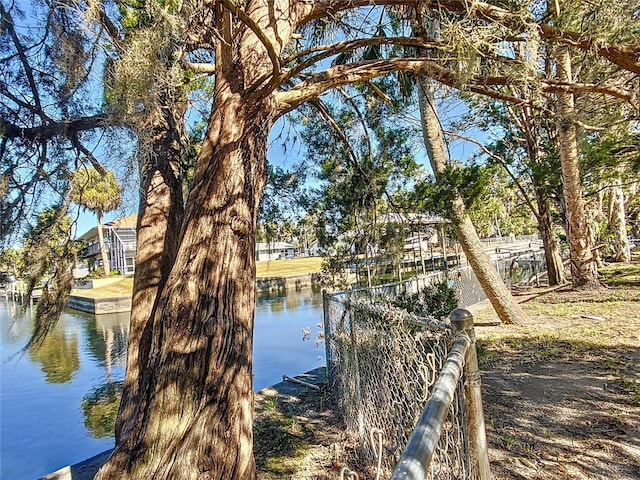 view of water feature