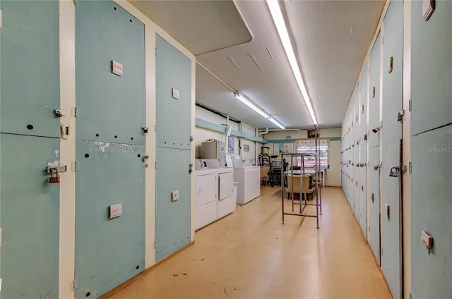 laundry room featuring independent washer and dryer