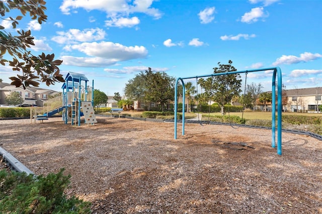 view of play area