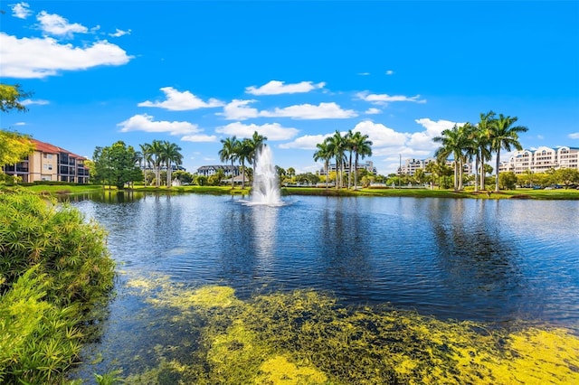 view of water feature