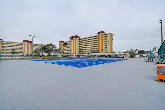 view of sport court with basketball court