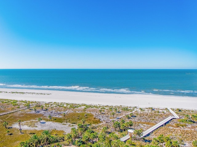 water view with a beach view