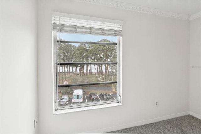 interior space with a wealth of natural light and ornamental molding