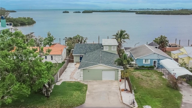 1022 Canal St, Ruskin, FL 33570 - aerial perspective of suburban area featuring a nearby body of water