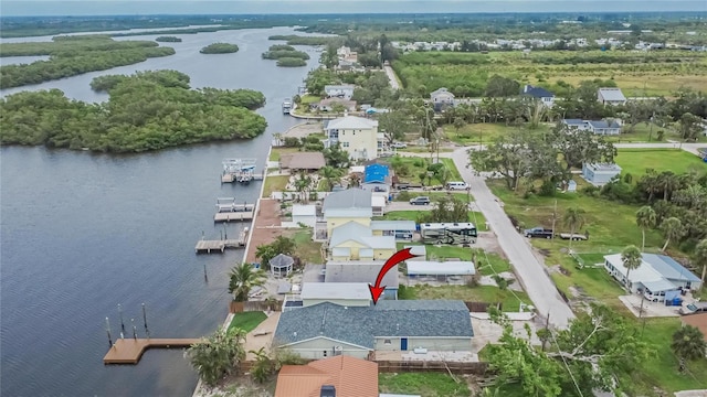 1022 Canal St, Ruskin, FL 33570 - drone / aerial view of a nearby body of water