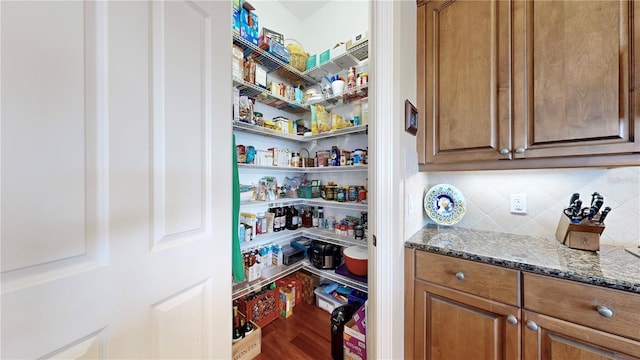 view of pantry