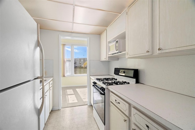 kitchen featuring white appliances