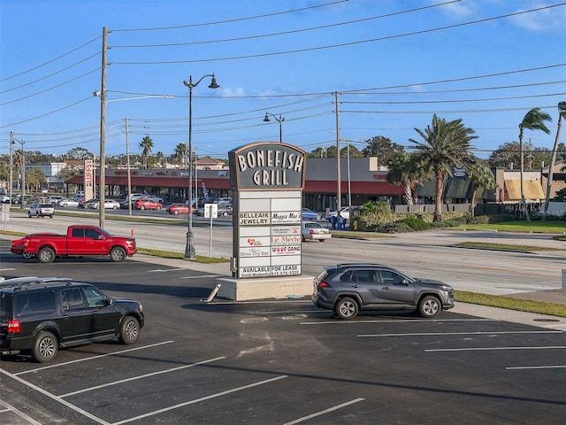 view of car parking