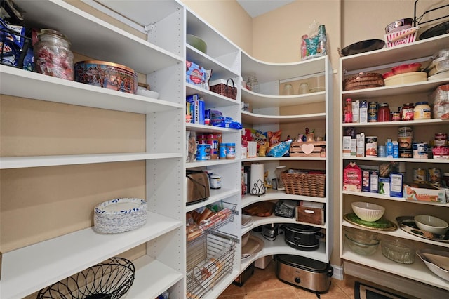 view of pantry