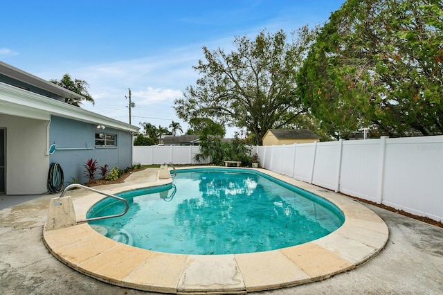 view of pool