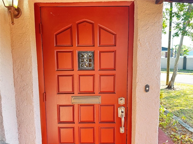 view of entrance to property