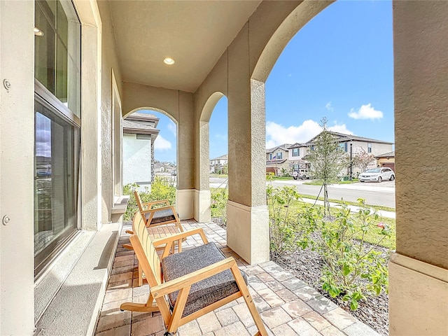 view of patio / terrace with a porch