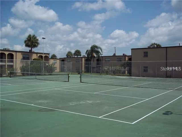 view of sport court