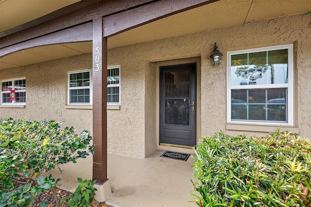 view of entrance to property