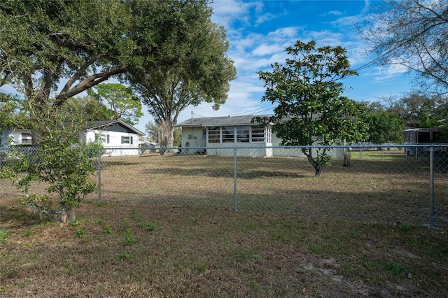 view of yard